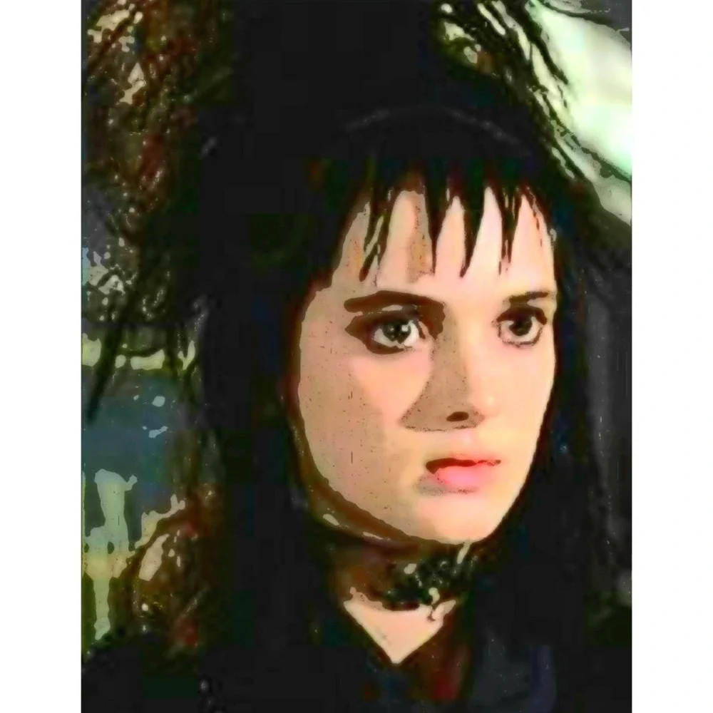 Art Print Lydia Beetlejuice Ghost Halloween Wall Decor